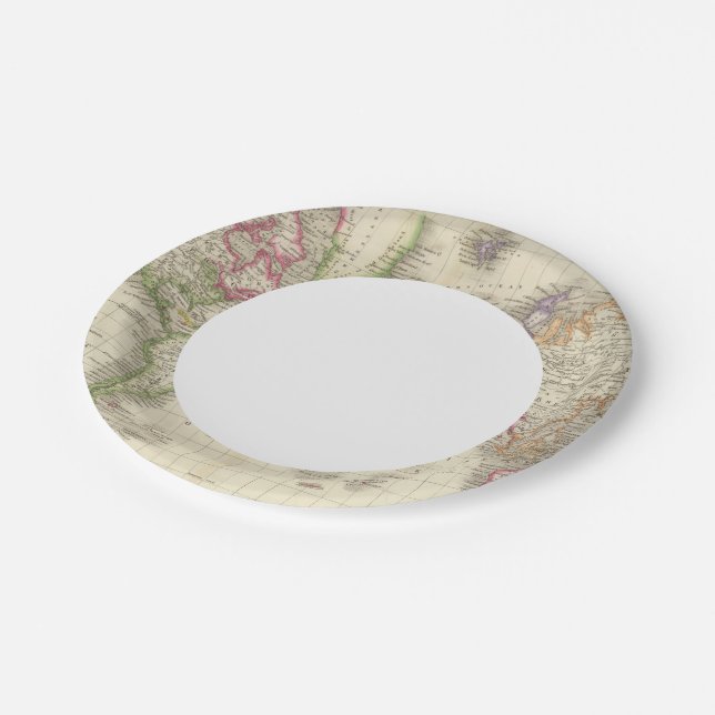 World 9 paper plate (Angled)