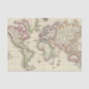 World 9 tissue paper