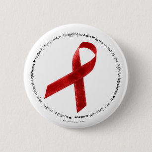 World AIDS Day, 2010 2 Inch Round Button