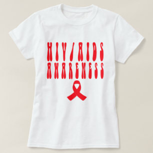 WORLD Aids Day, December Awareness,HIV Warrior,Re T-Shirt