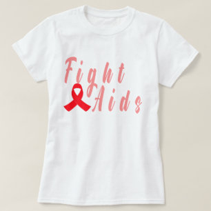 WORLD Aids Day, December Awareness,HIV Warrior,Re T-Shirt
