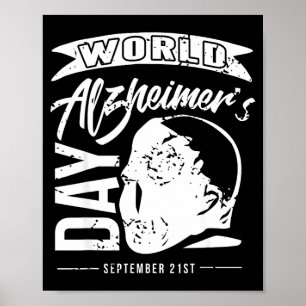 World alzheimer's awareness day memory support poster