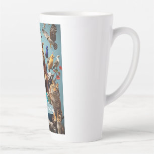 World Animal Day Latte Mug