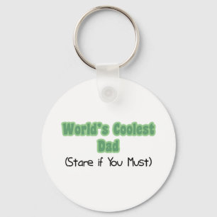 World's Coolest Dad Keychain