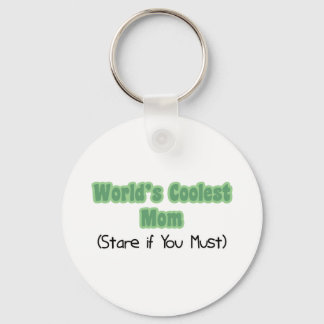 World's Coolest Mom Keychain