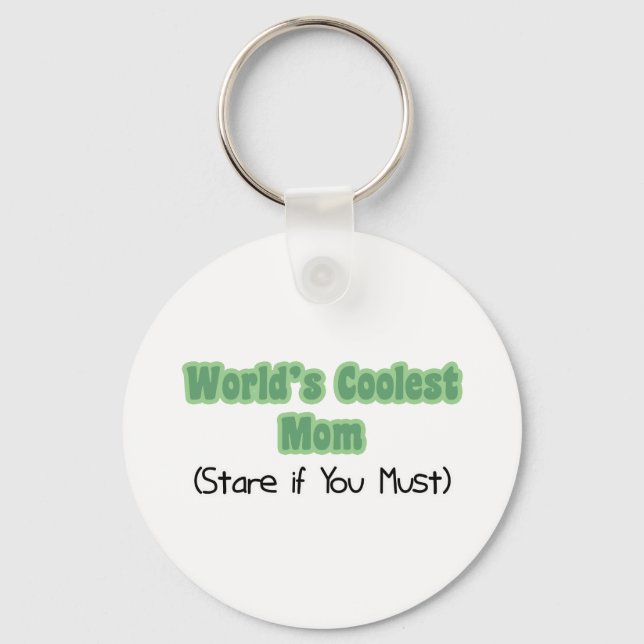 World's Coolest Mom Keychain (Front)