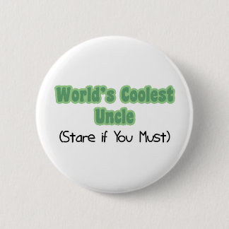 World&apos;s Coolest Uncle 2 Inch Round Button