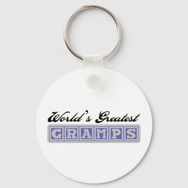 World's Greatest Gramps Keychain (Front)