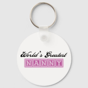 World's Greatest Nanny Keychain