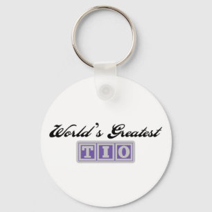 World's Greatest Tio Keychain