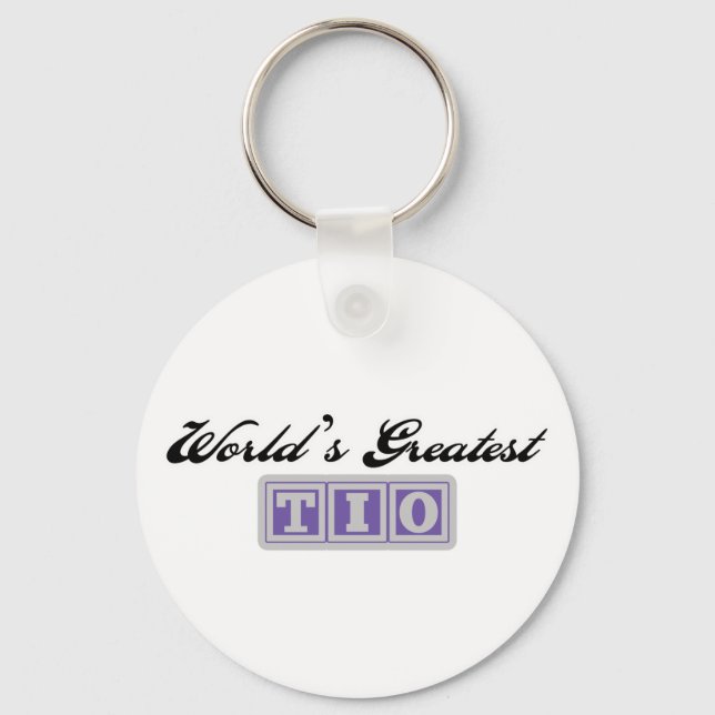 World&apos;s Greatest Tio Keychain (Front)