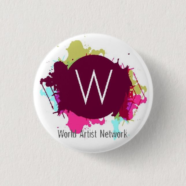 World Artist Network button (Front)