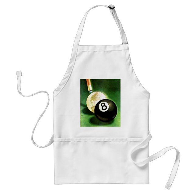 World as Cue Ball Standard Apron (Front)