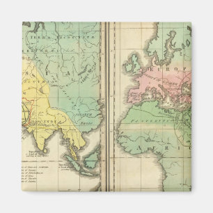 World as Known to the Ancients Division Magnet