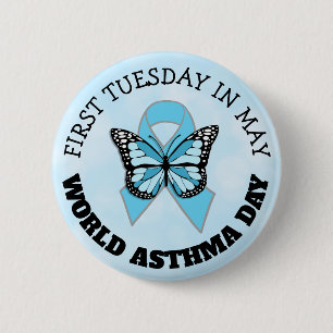 World Asthma Day 2 Inch Round Button