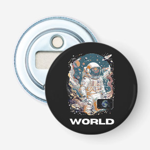 World Astronaut design Bottle Opener