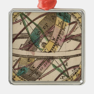 World Atlas 2 Metal Ornament