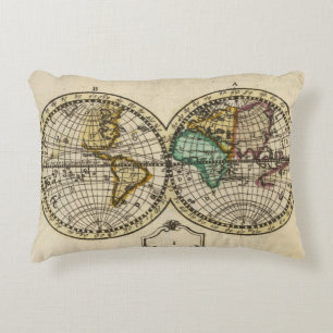 World Atlas Accent Pillow