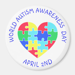 World Autism Awareness Day April 2nd Magnet