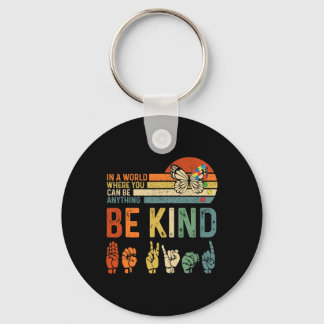 World Autism Awareness Day Hands Signs Autism Puzz Keychain