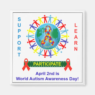 World Autism Awareness Day Magnet