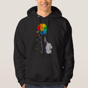 World Autism Day Elephant Puzzle Pieces Hoodie