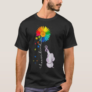 World Autism Day Elephant Puzzle Pieces T-Shirt