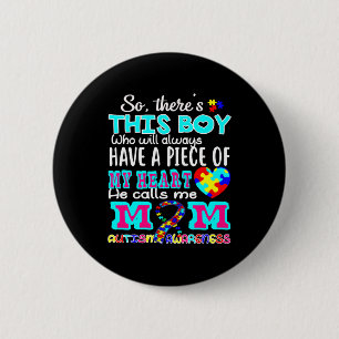 World Autism Day Shirt Autism Awareness 2 Inch Round Button