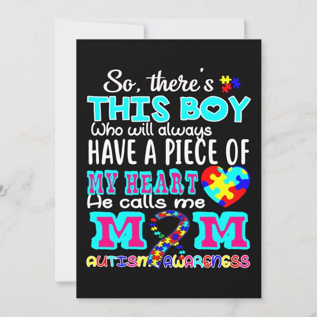 World Autism Day Shirt Autism Awareness Save The Date (Front)