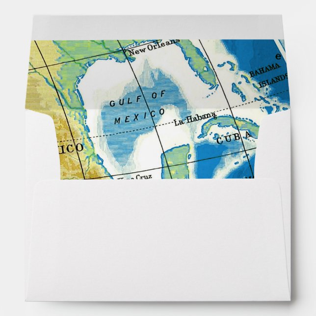 World Awaits Baby Shower Envelope A7 Self Address (Back (Bottom))