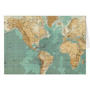 World bathyorographical map