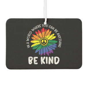 World Be Kind Rainbow Air Freshener
