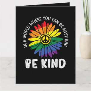 World Be Kind Rainbow Card