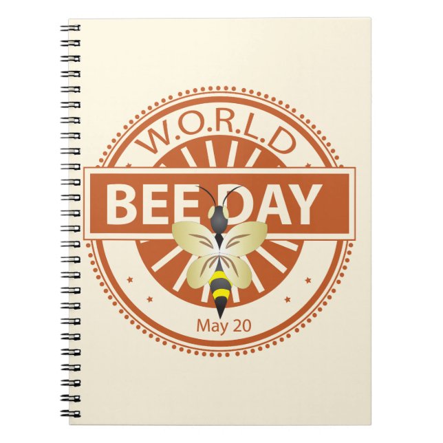 World Bee Day Notebook (Front)