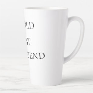 World best boyfriend husband man valentine's day m latte mug