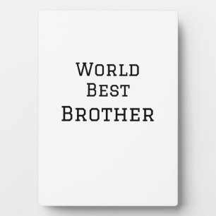 World best brother add name text sports text simpl plaque