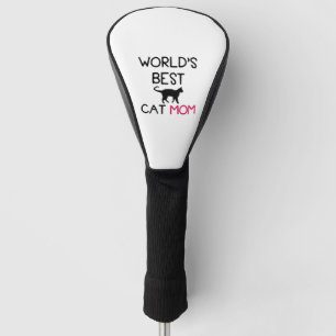 world best cat mom golf head cover