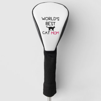 world best cat mom golf head cover