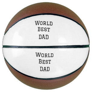 World best DAD FATHER add name text sports text Basketball