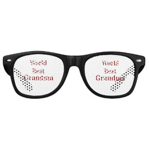 World best Grandma grandmother grandparents pink n Retro Sunglasses