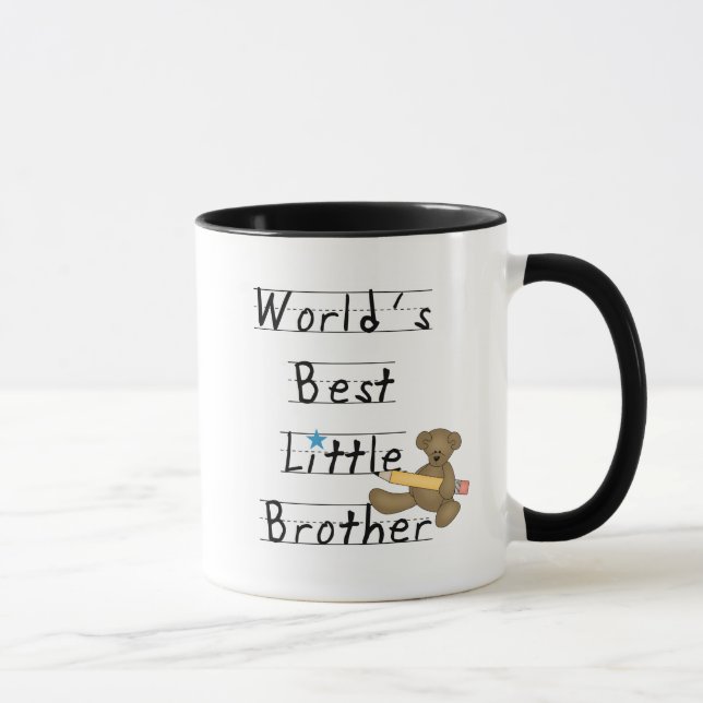 World Best Little Brother Tshirts and Gifts Mug (Right)