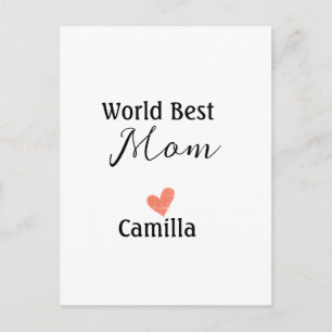 World best mom happy mother's day grandma namheart postcard