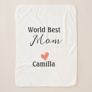World best mom happy mother's day grandma namheart sherpa blanket