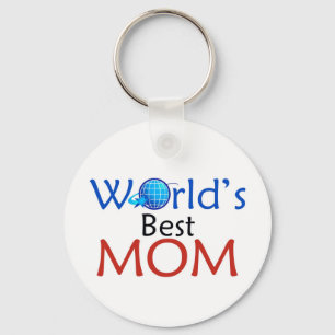 Worl'd Best MOM - Keychain