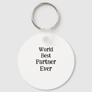 World best partner ever valentine's day lover gf keychain