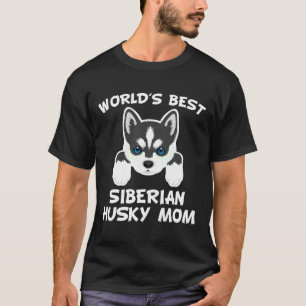 World Best Siberian Husky Mom Relaxed Fit T-Shirt
