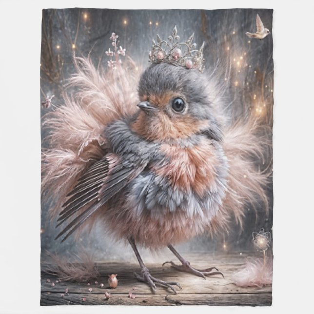 World Bird  Fleece Blanket (Front)