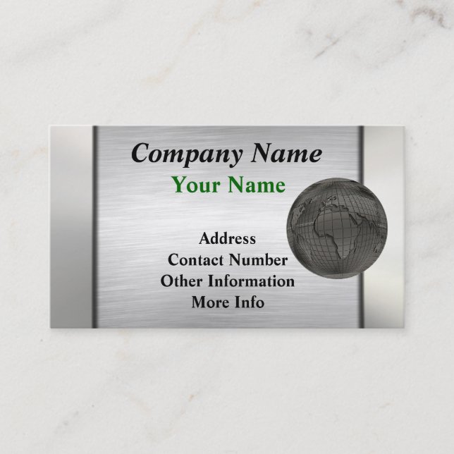 World Business Cards (Front)