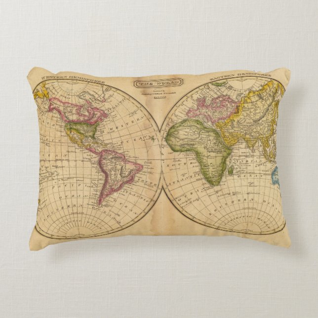 World by Worcester Accent Pillow (Front)