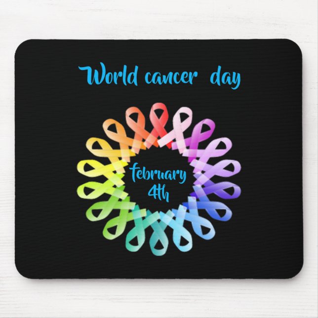 World Cancer Day  Mouse Pad (Front)